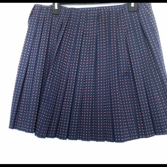 Tory Burch Klarissa Pleated Mini Skirt Size 8 - Picture 9 of 14